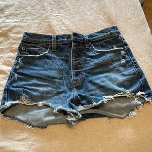 ABERCROMBIE button fly short
